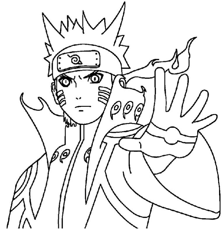 +90 Desenhos do Naruto para Colorir e Imprimir