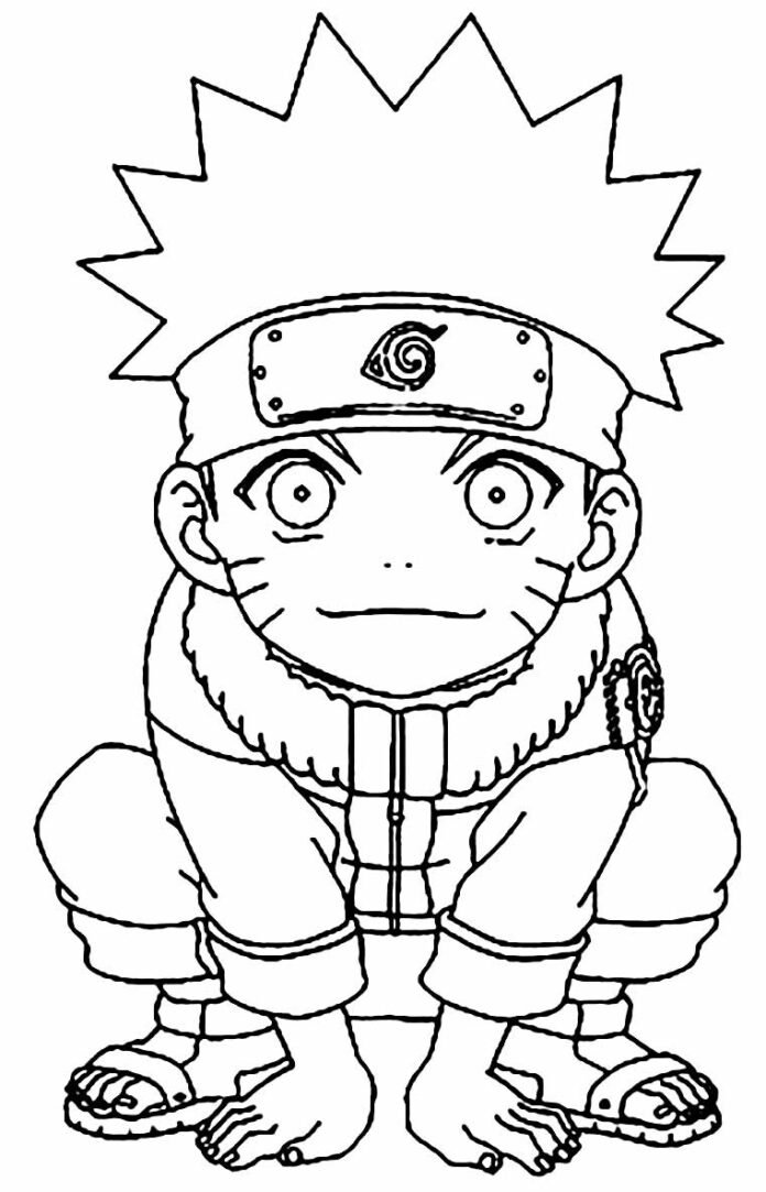+90 Desenhos do Naruto para Colorir e Imprimir