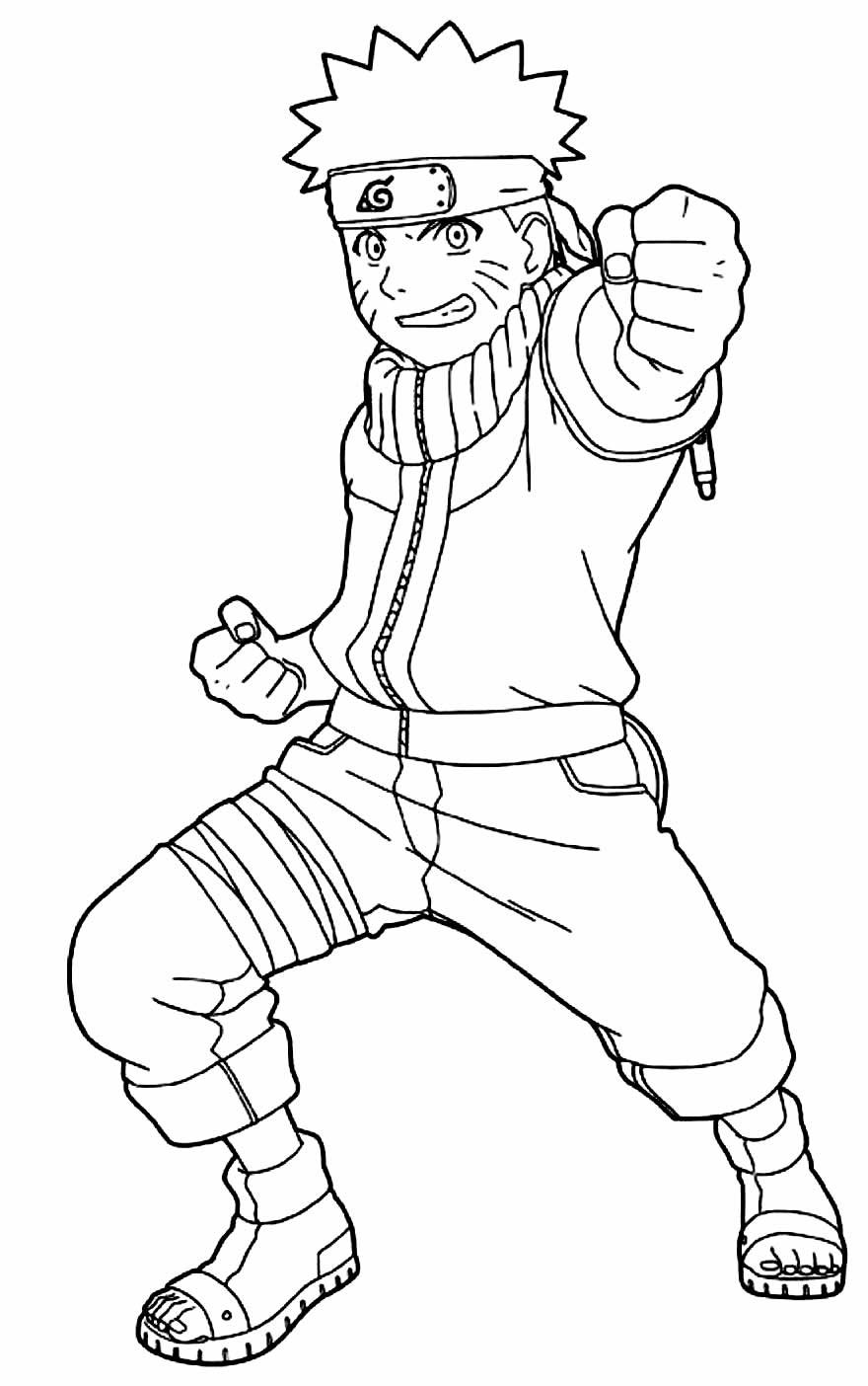 +90 Desenhos do Naruto para Colorir e Imprimir