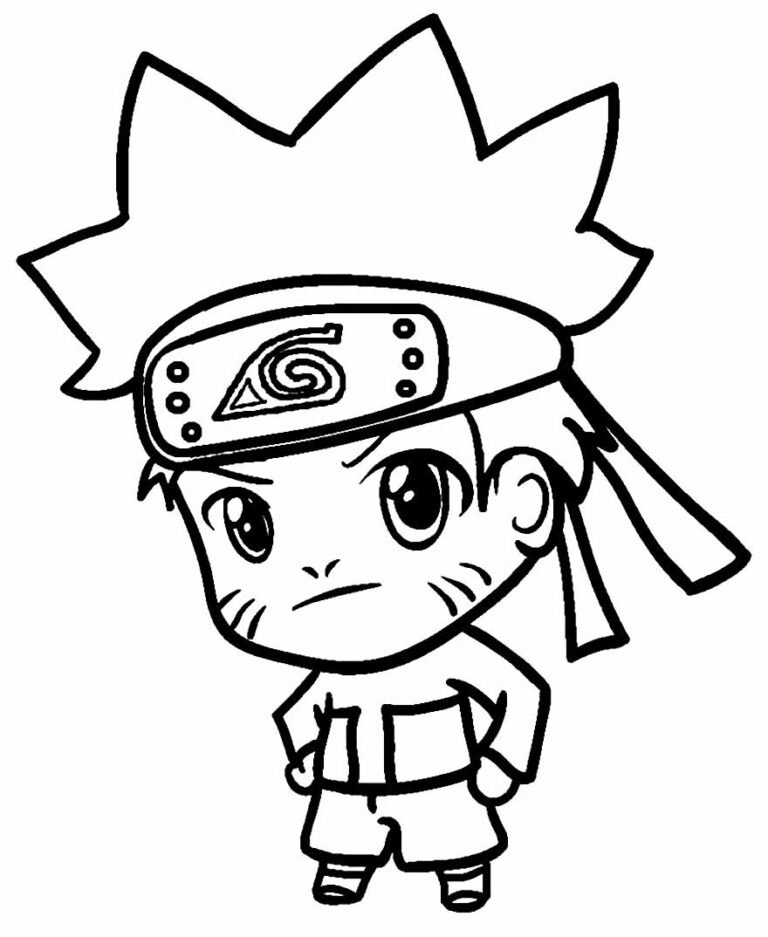 +90 Desenhos do Naruto para Colorir e Imprimir