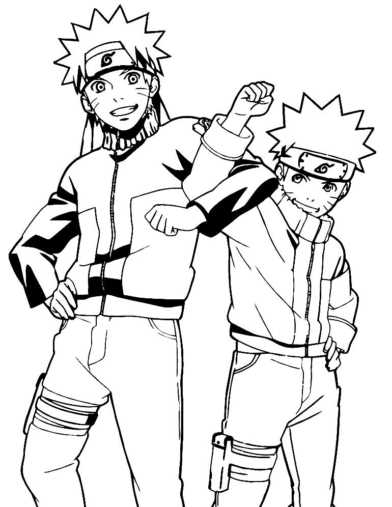 ▷ Desenhos de Naruto para colorir