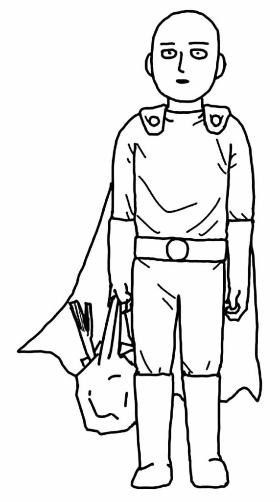 desenhos de one punch man para colorir 33 desenhos de one punch man para colorir 33