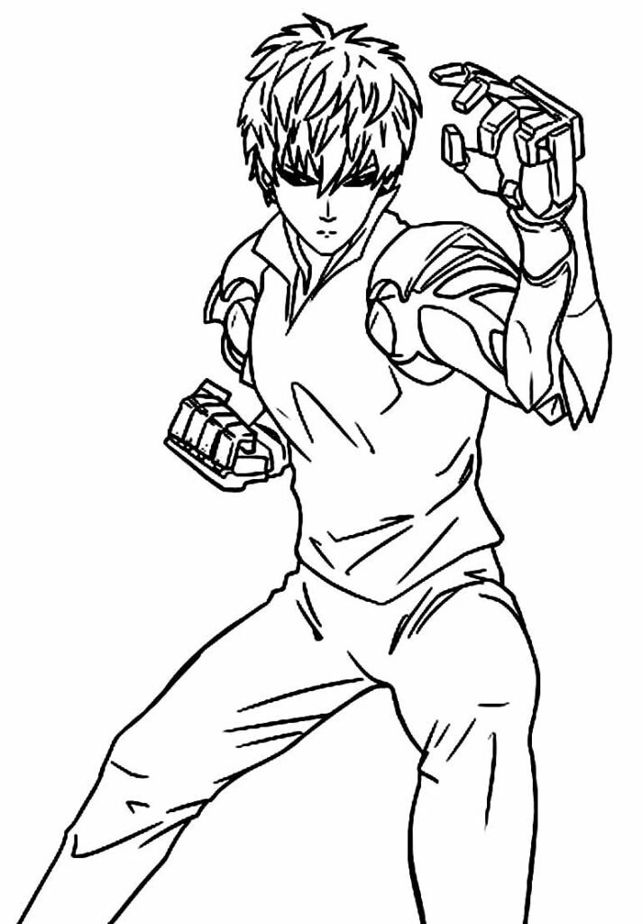 desenhos de one punch man para colorir 35 desenhos de one punch man para colorir 35