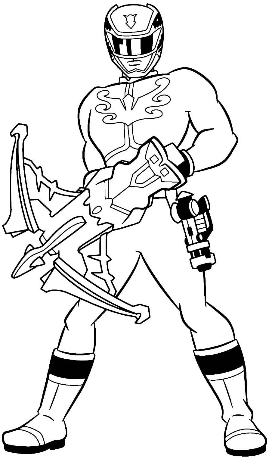 Desenhos dos Power Rangers para Colorir e Imprimir