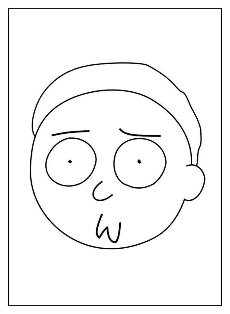 desenhos de rick e morty para colorir 13