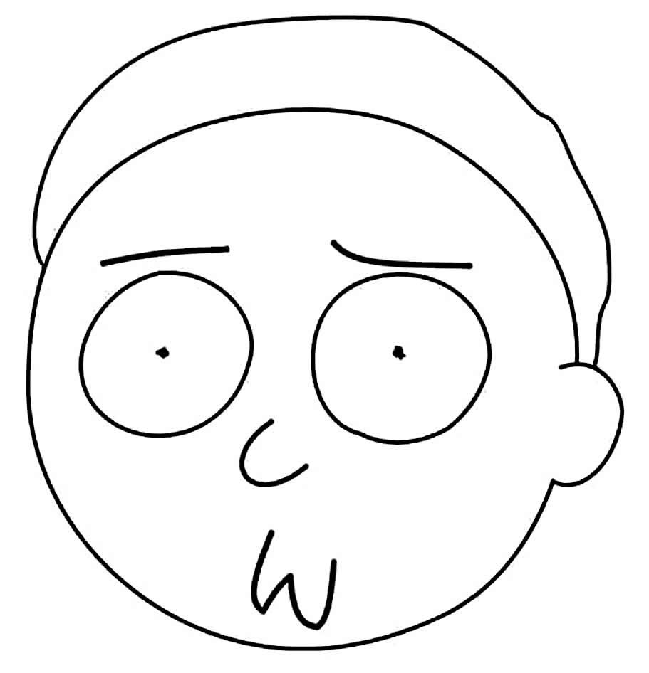 desenhos de rick e morty para colorir 14