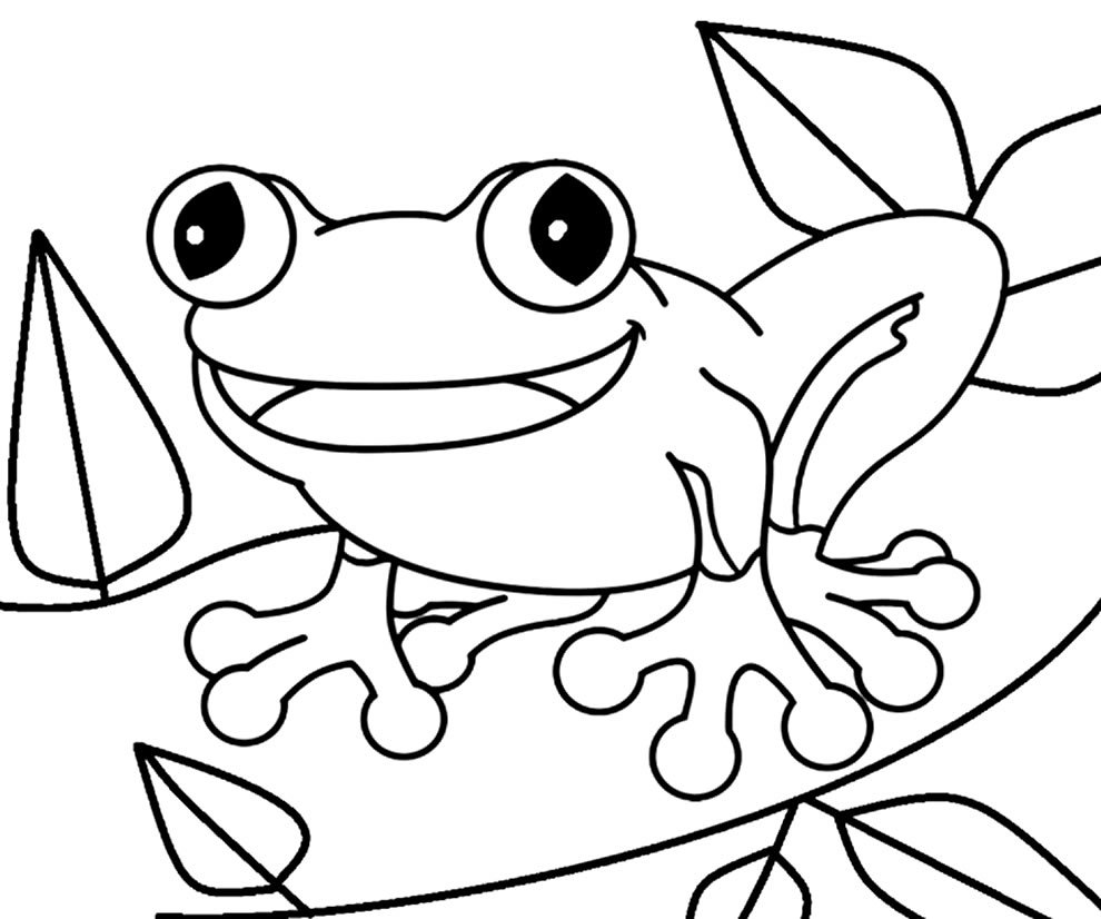 desenhos de sapinho para colorir 4