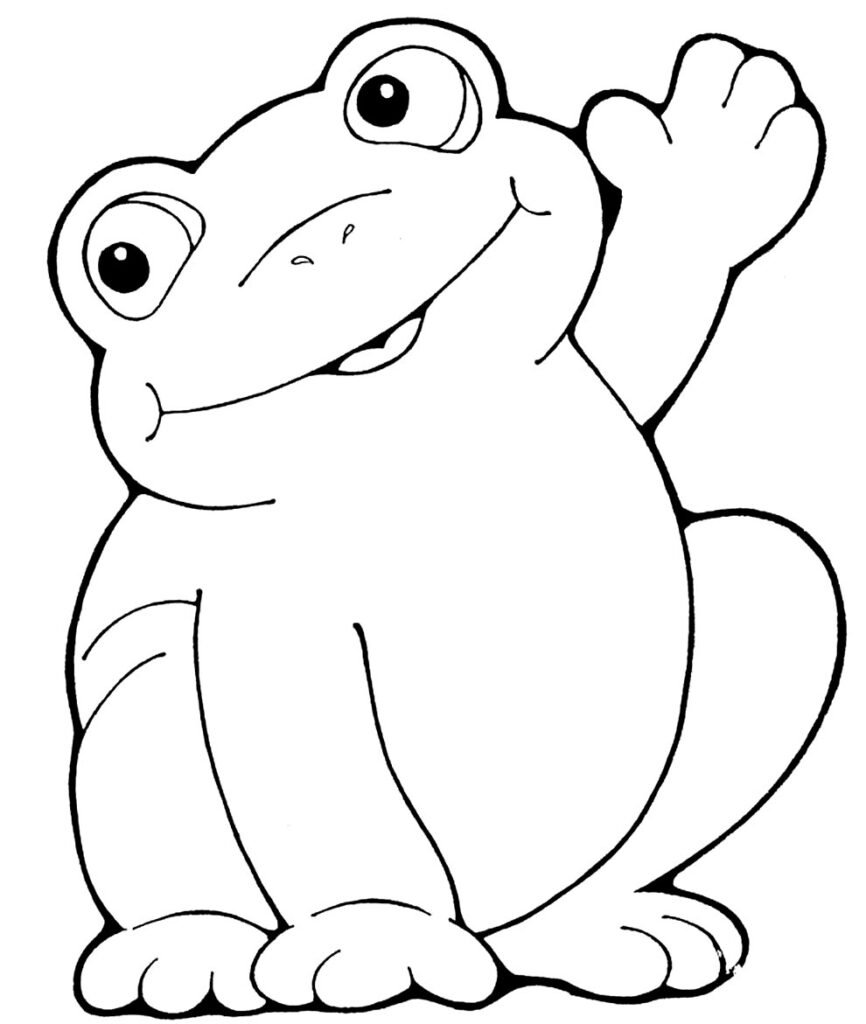 desenhos de sapinho para colorir 9