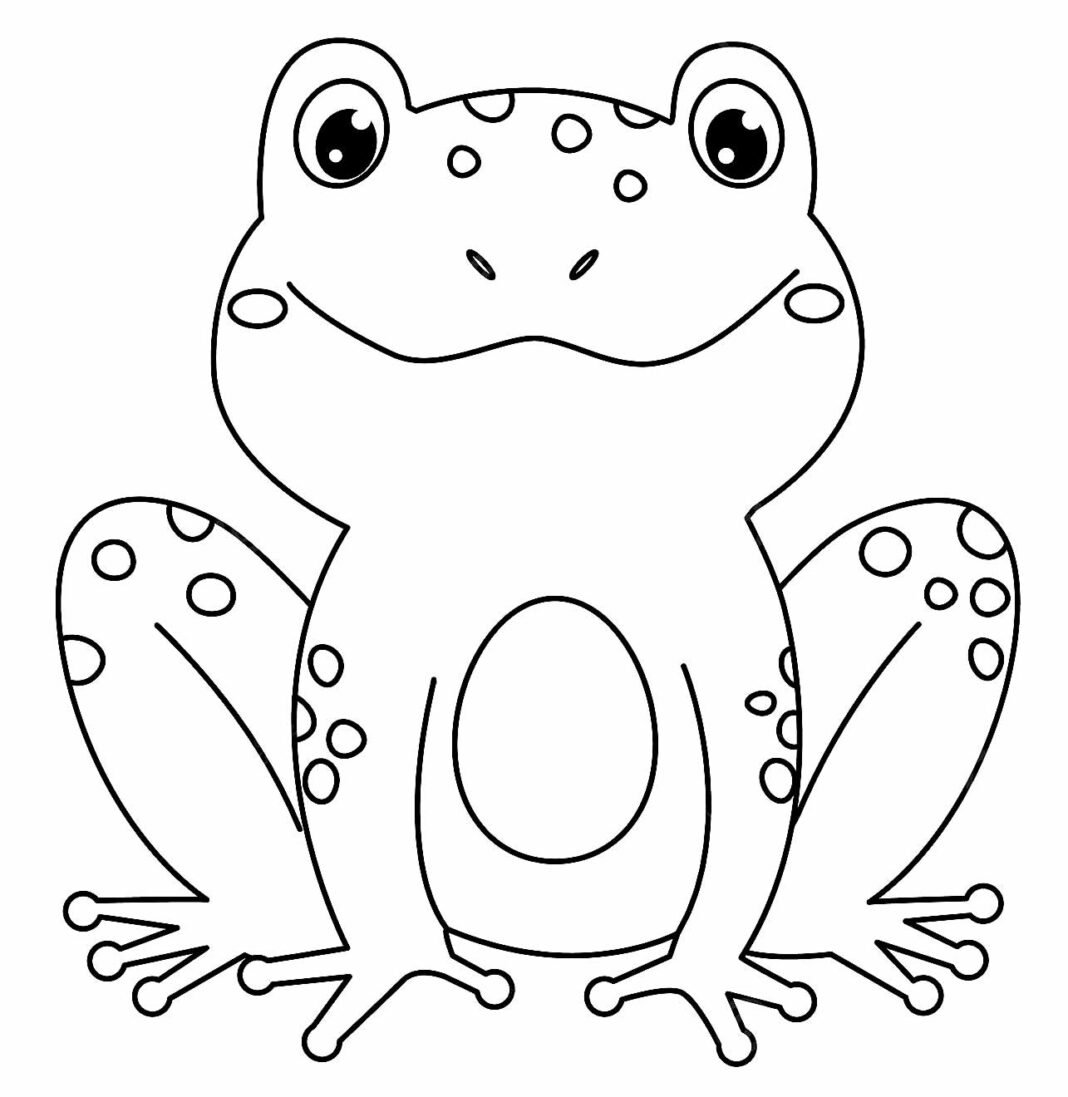 Desenhos de Sapo para Colorir e Imprimir