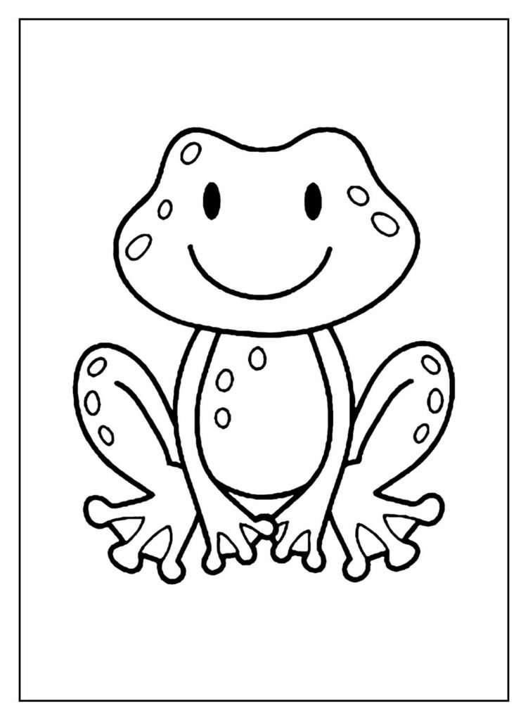 desenhos de sapos para colorir 10