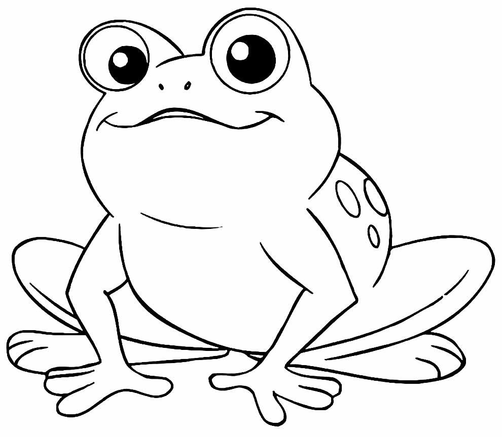 desenhos de sapos para colorir 12