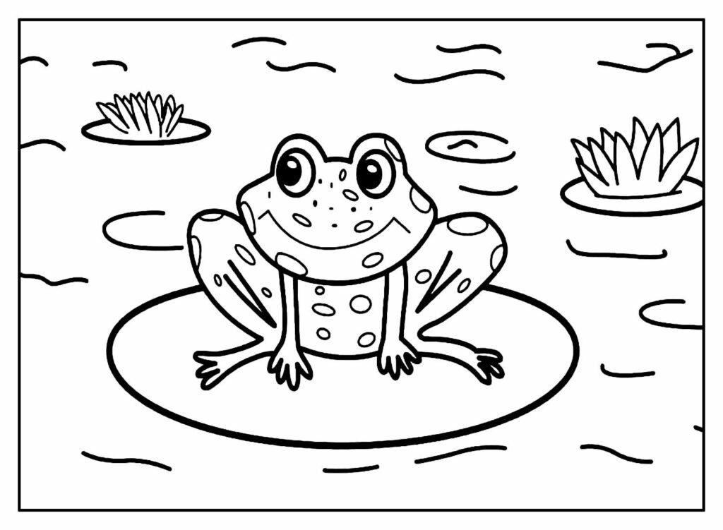 desenhos de sapos para colorir 15