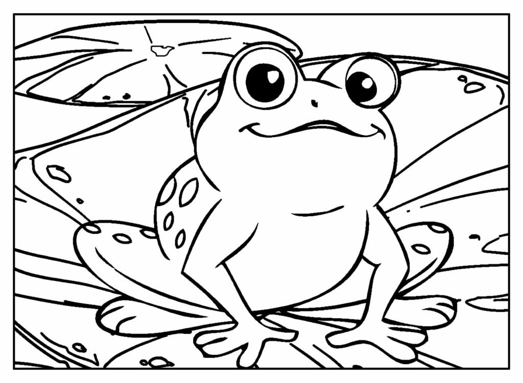 desenhos de sapos para colorir 23