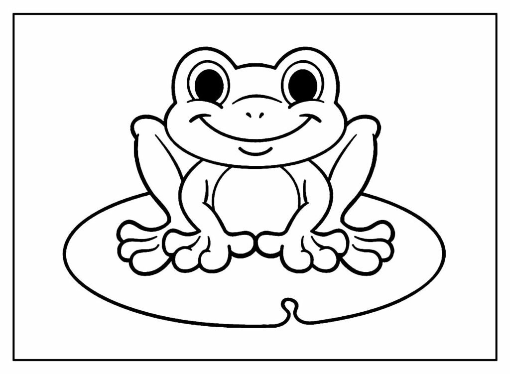 desenhos de sapos para colorir 6