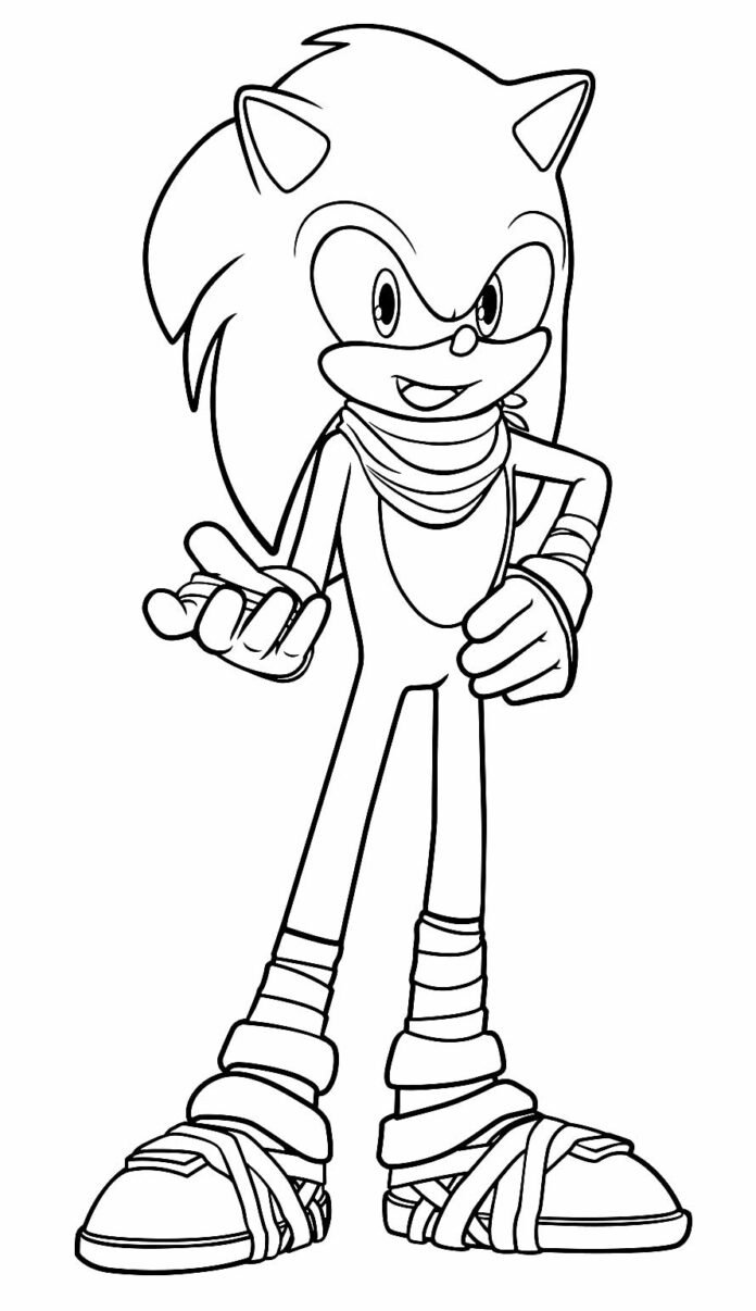 +150 Desenhos do Sonic para Colorir e Imprimir