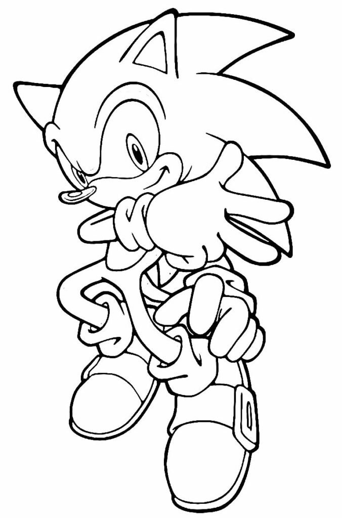 Mais de 150 Desenhos do Sonic para colorir –  – Desenhos para  Colorir