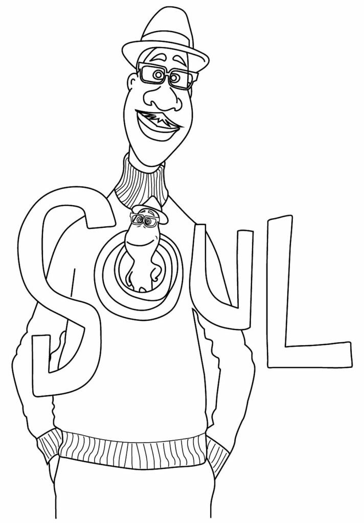 desenhos de soul para pintar 1