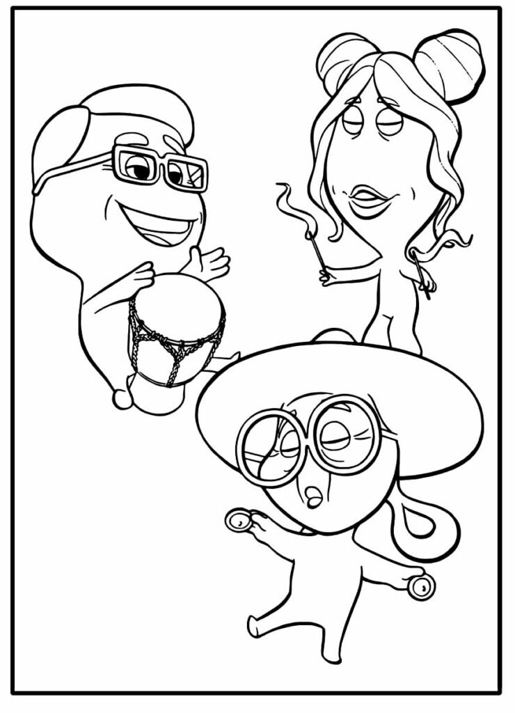desenhos de soul para pintar 21