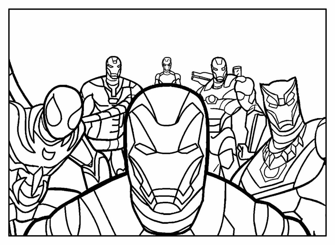 +150 Desenhos de Super-heróis para colorir e imprimir