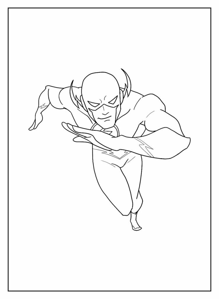 desenhos de the flash para colorir 19