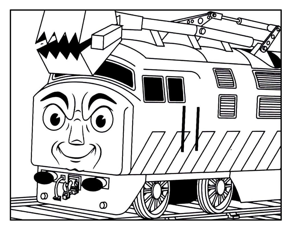 desenhos de thomas e seus amigos lindos para pintar facil 10