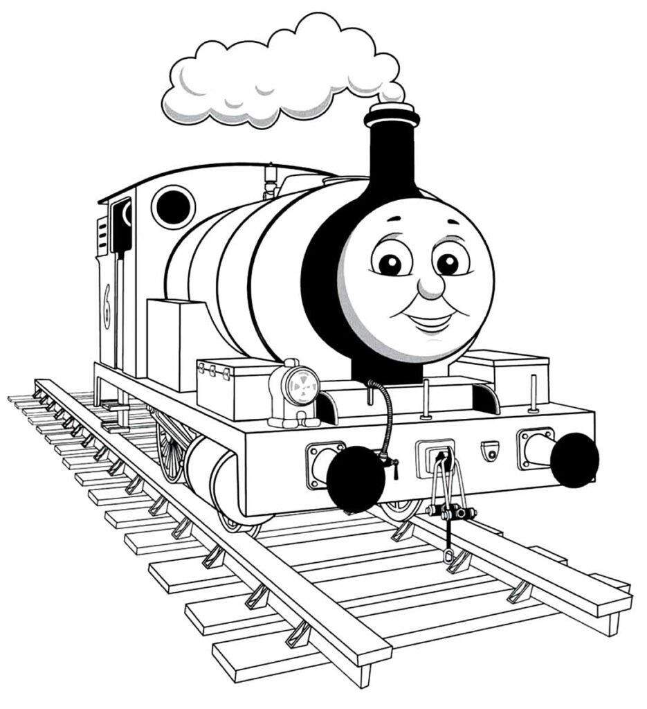 desenhos de thomas e seus amigos para colorir 11