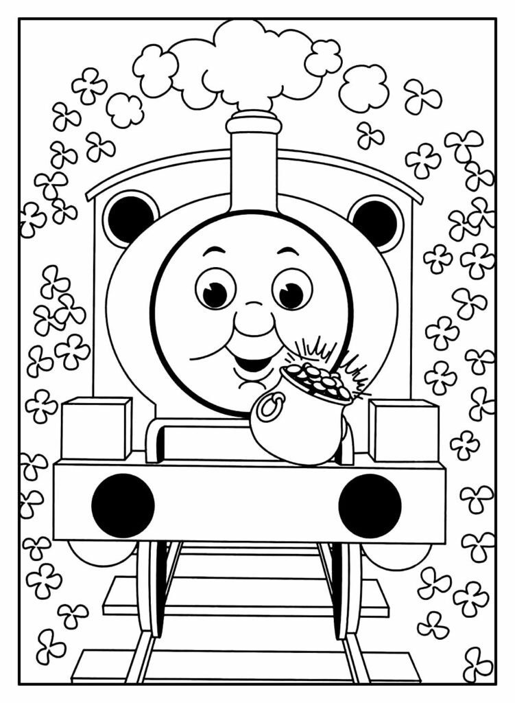 desenhos de thomas e seus amigos para colorir 13