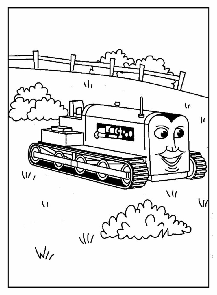 desenhos de thomas e seus amigos para colorir 14