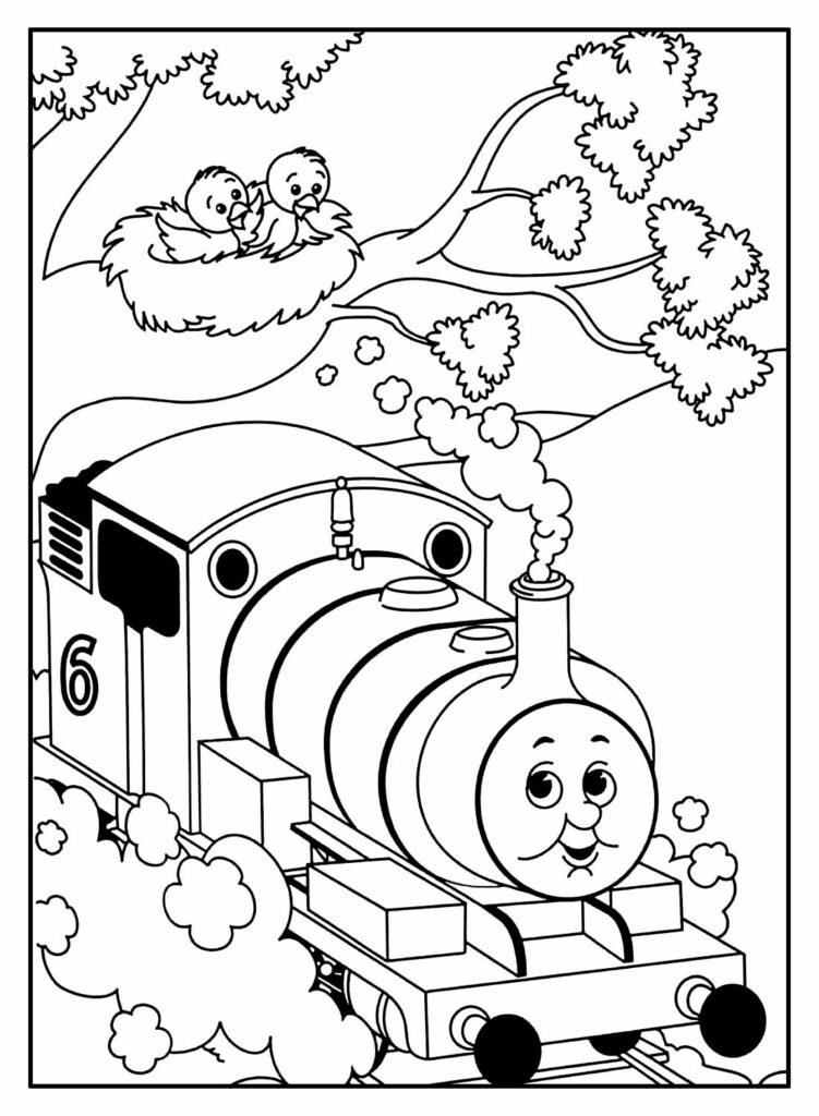 desenhos de thomas e seus amigos para colorir 18