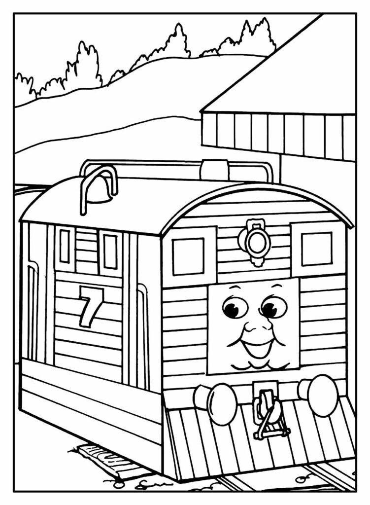 desenhos de thomas e seus amigos para colorir 20