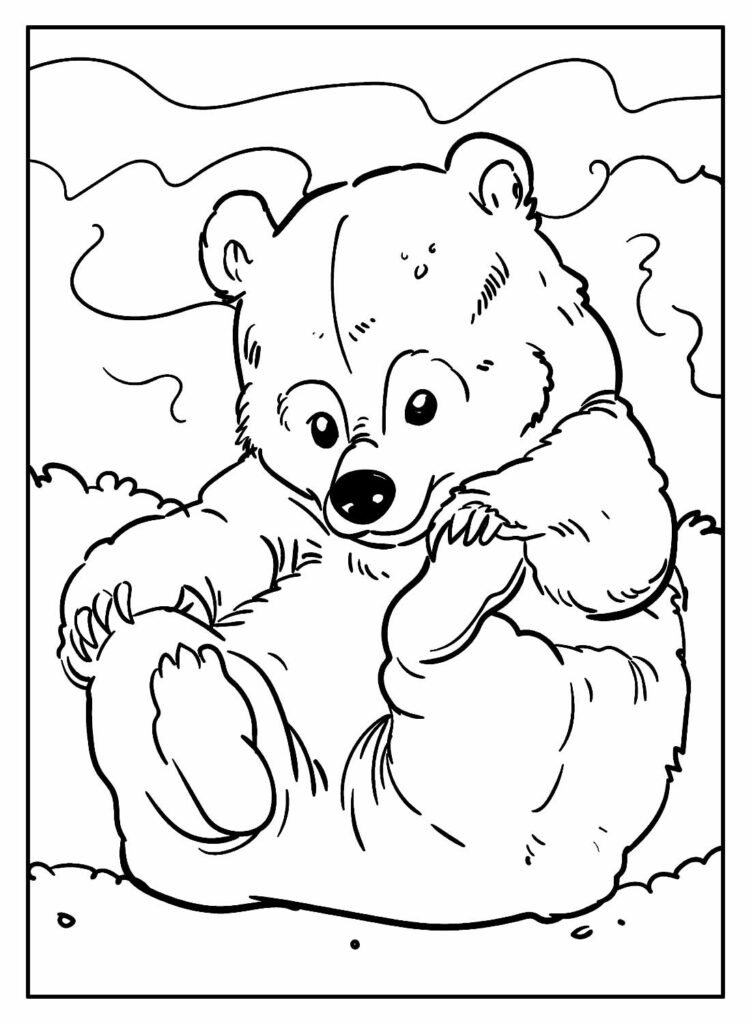 desenhos de ursinho para colorir 13 1