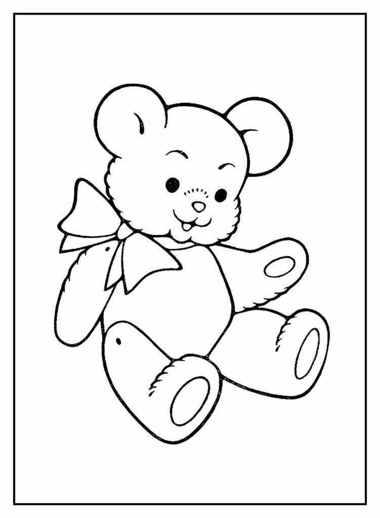 desenhos de ursinho para colorir 14 1