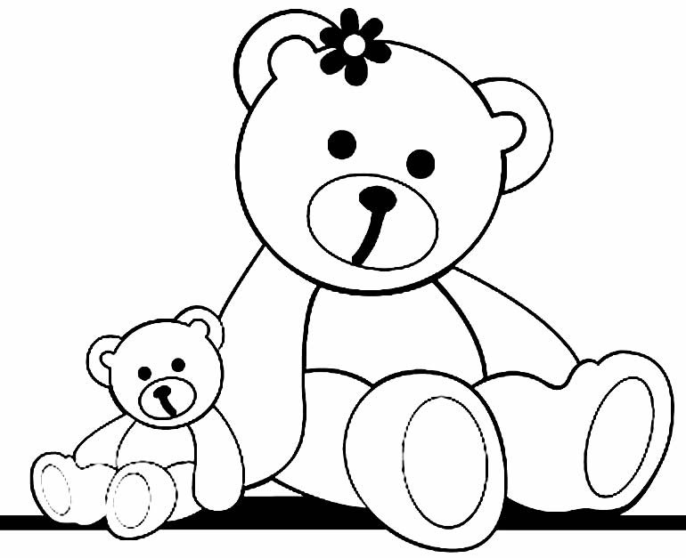 desenhos de ursinho para colorir 19