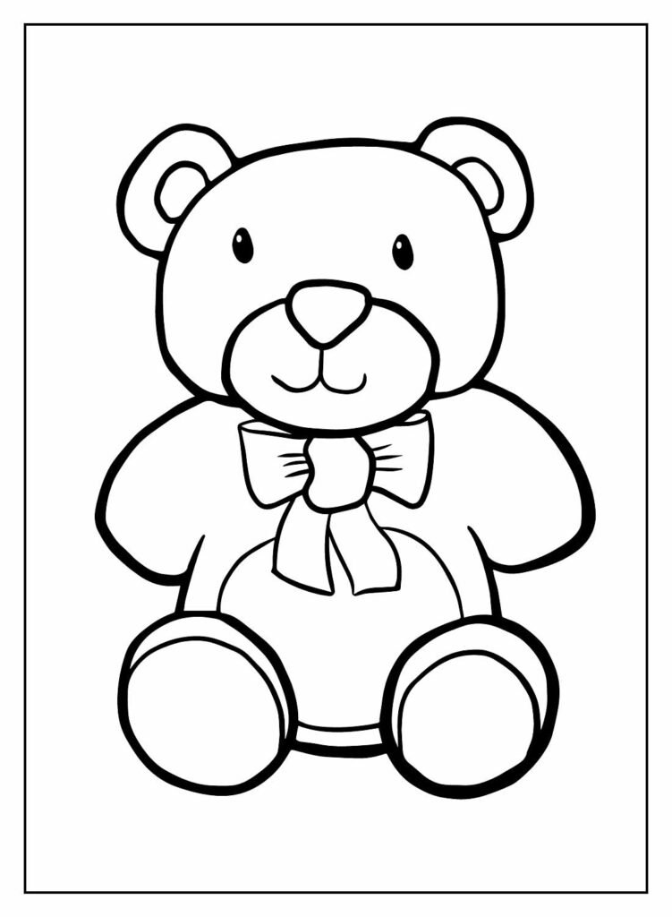 desenhos de ursinho para colorir 7 1