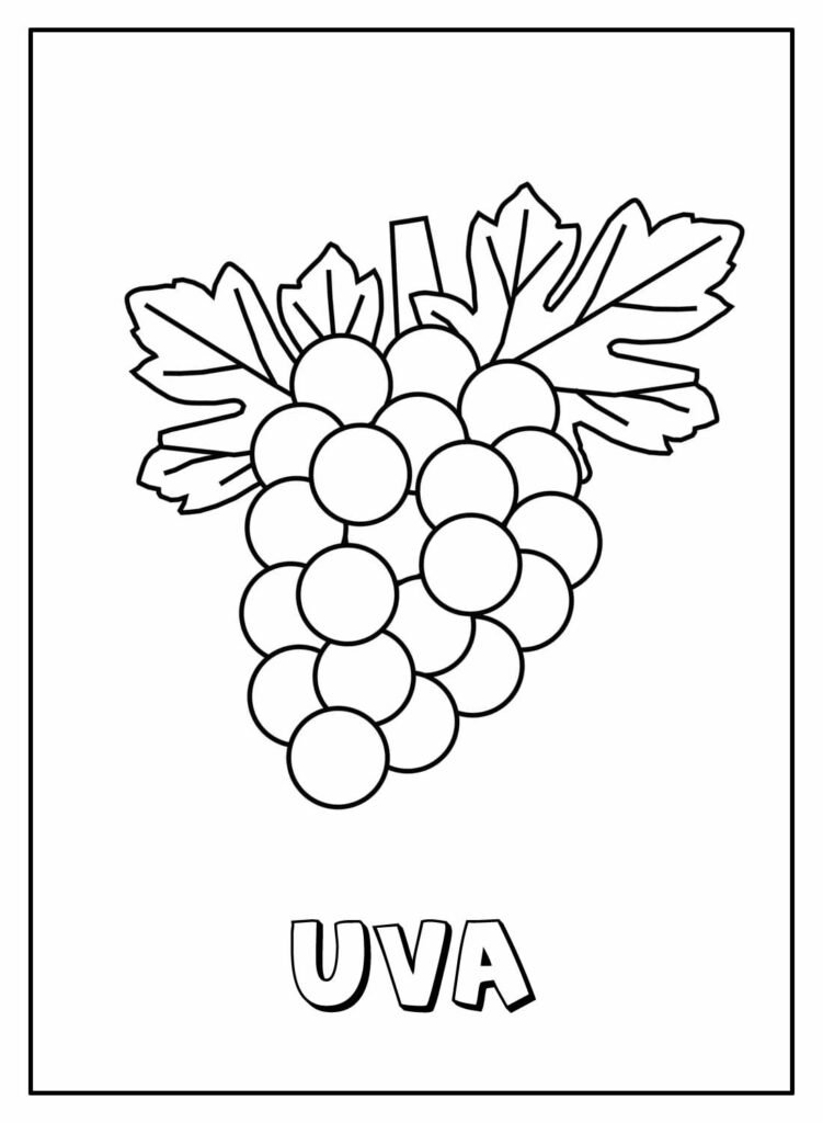 desenhos de uva para colorir 10