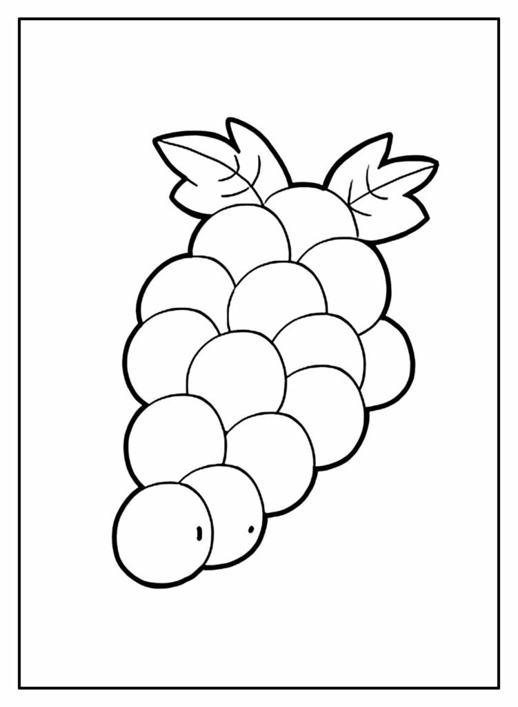 desenhos de uva para colorir 11