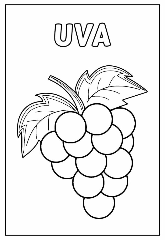 desenhos de uva para colorir 20
