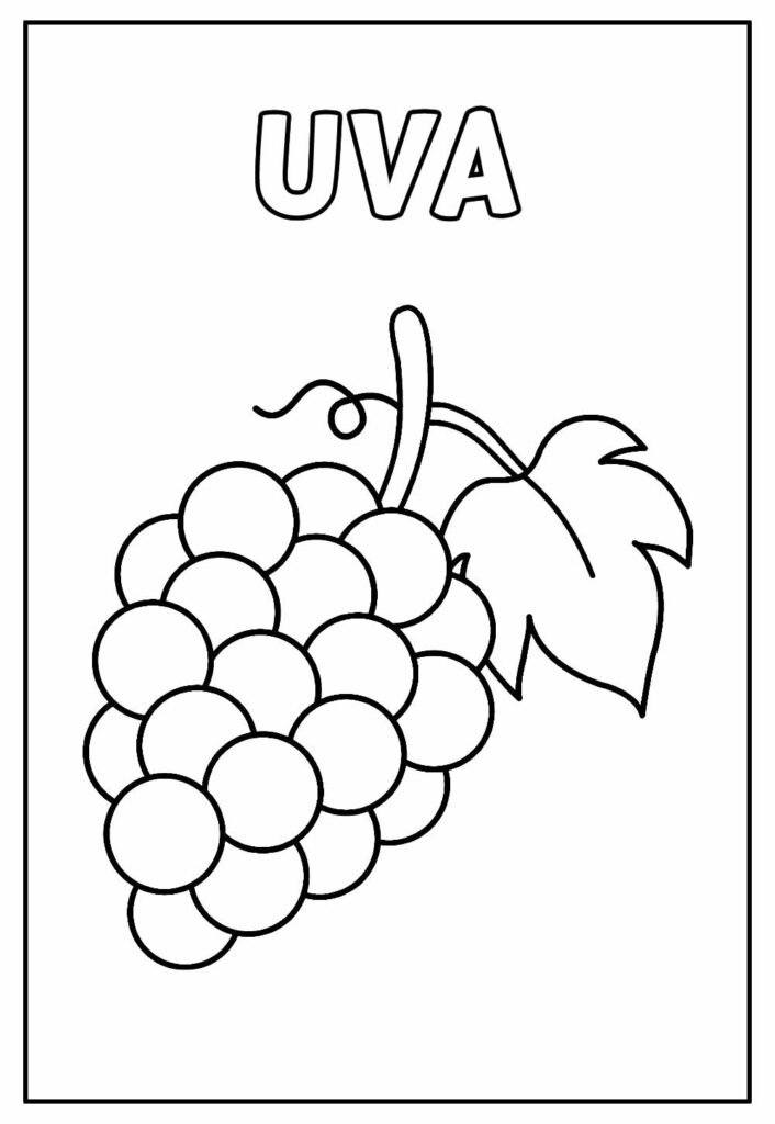 desenhos de uva para colorir 21