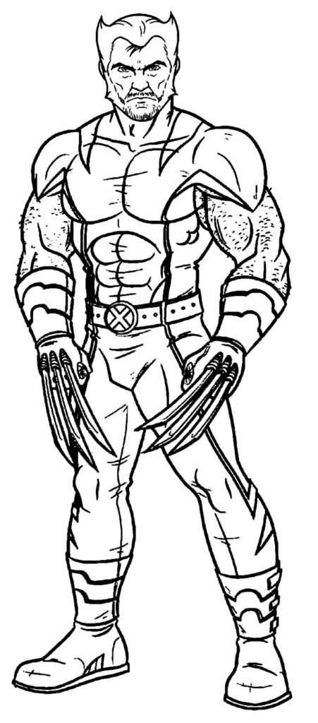desenhos de x men para colorir 10