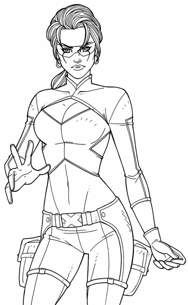 desenhos de x men para colorir 13