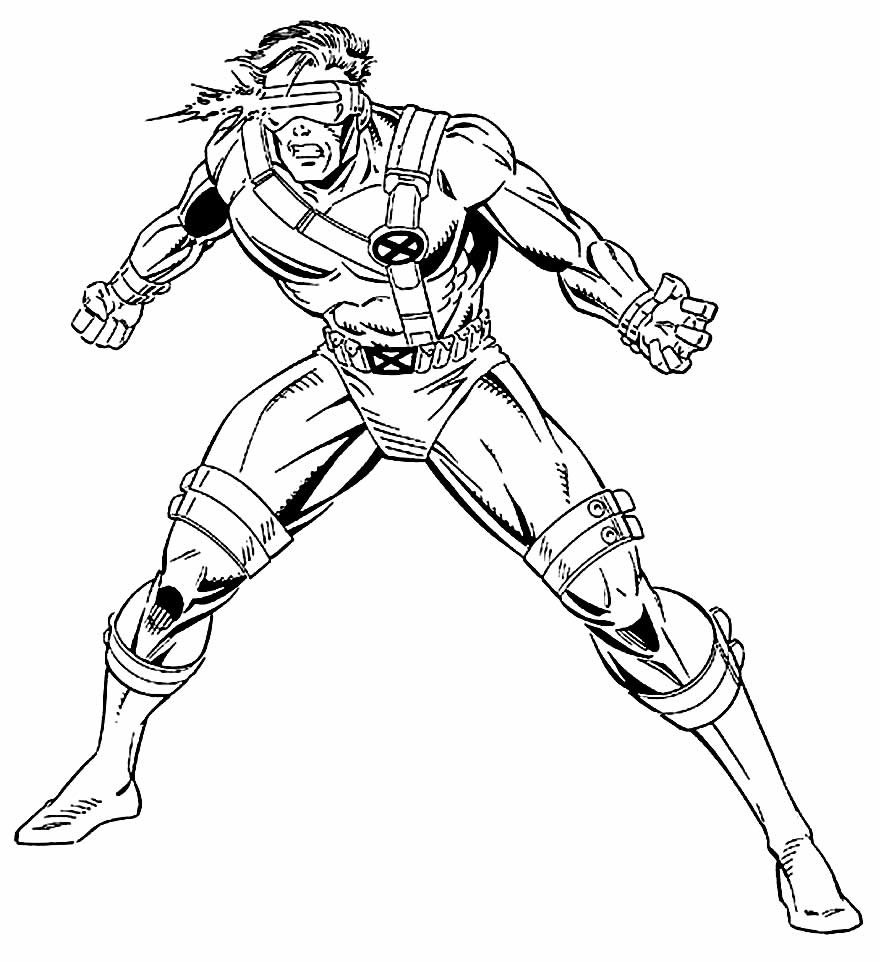 desenhos de x men para colorir 14