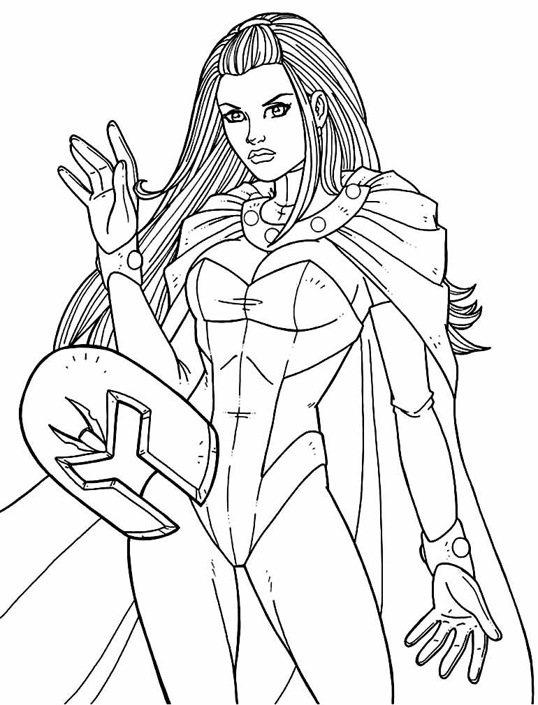 desenhos de x men para colorir 18