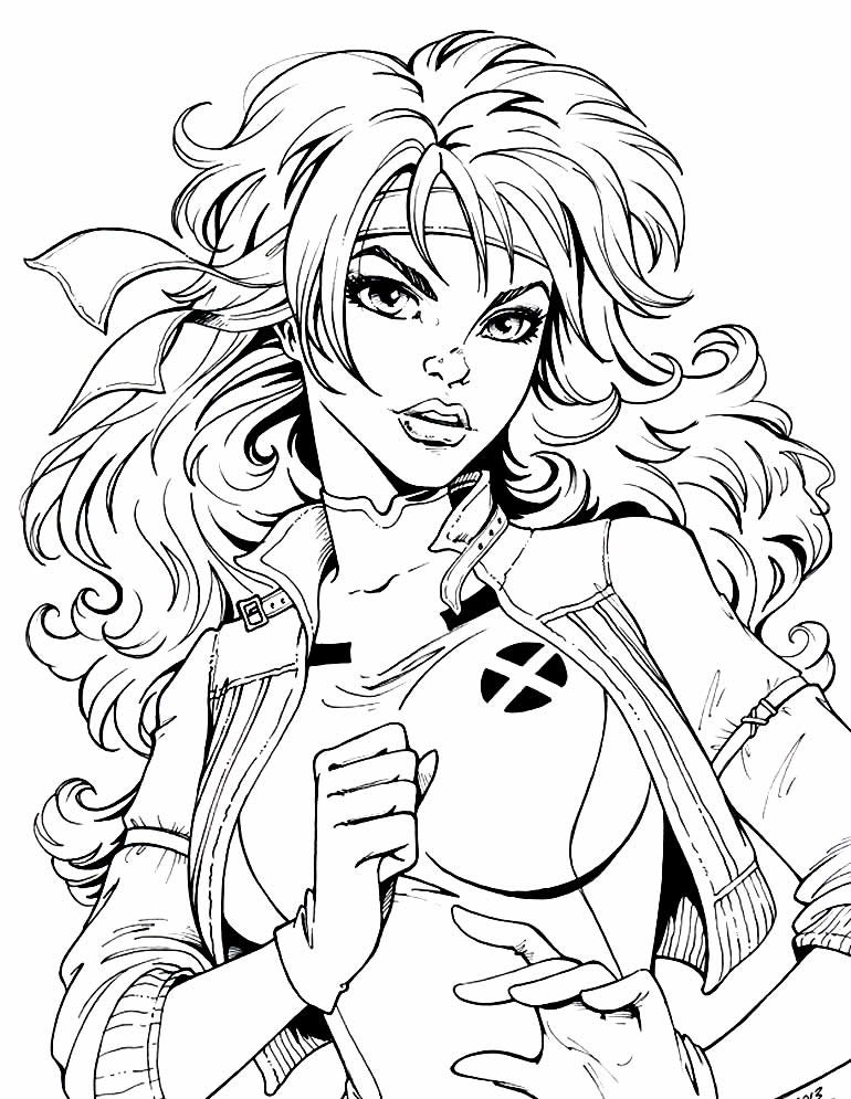 desenhos de x men para colorir 19