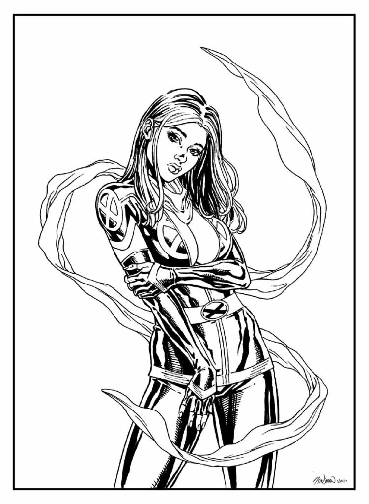 desenhos de x men para colorir 23