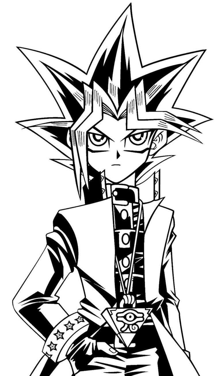 Desenhos de Yu-Gi-Oh para Colorir e Imprimir