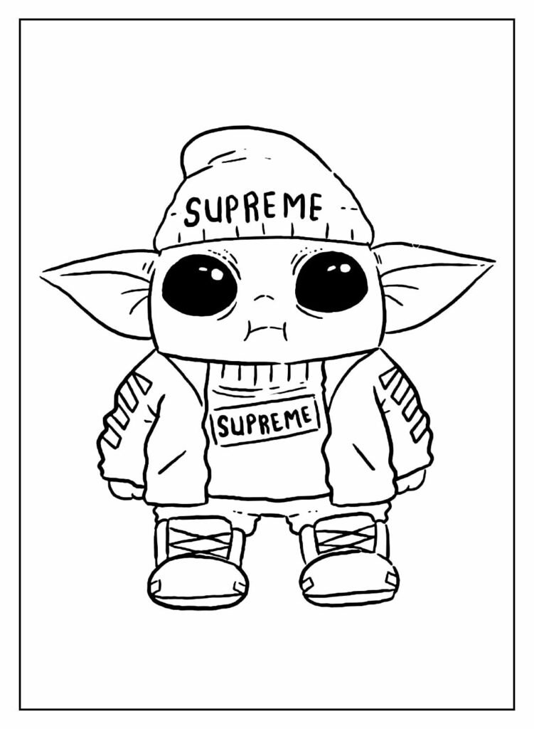 desenhos do baby yoda para colorir 21
