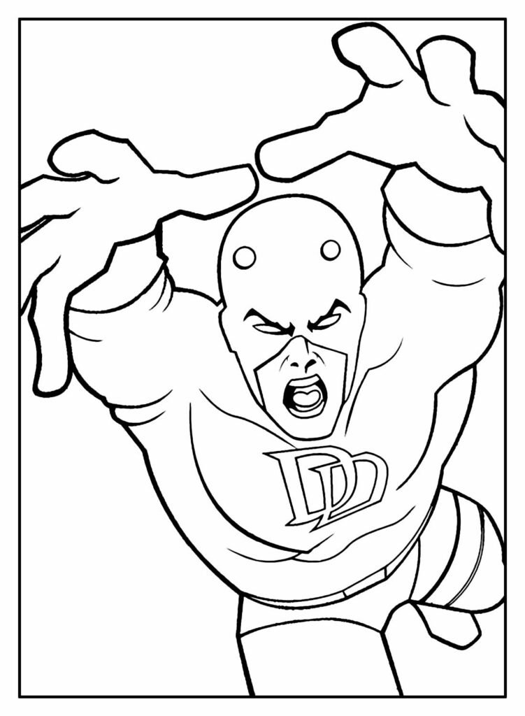 desenhos do demolidor para colorir 1