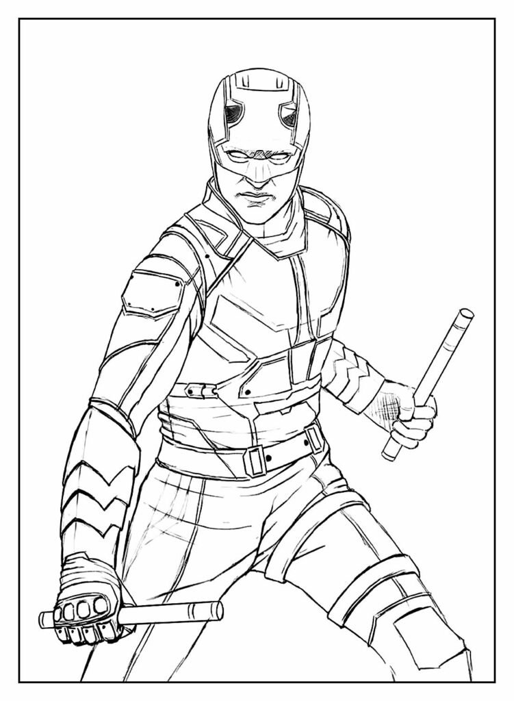 desenhos do demolidor para colorir 11
