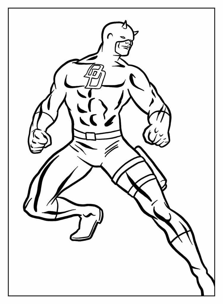 desenhos do demolidor para colorir 15