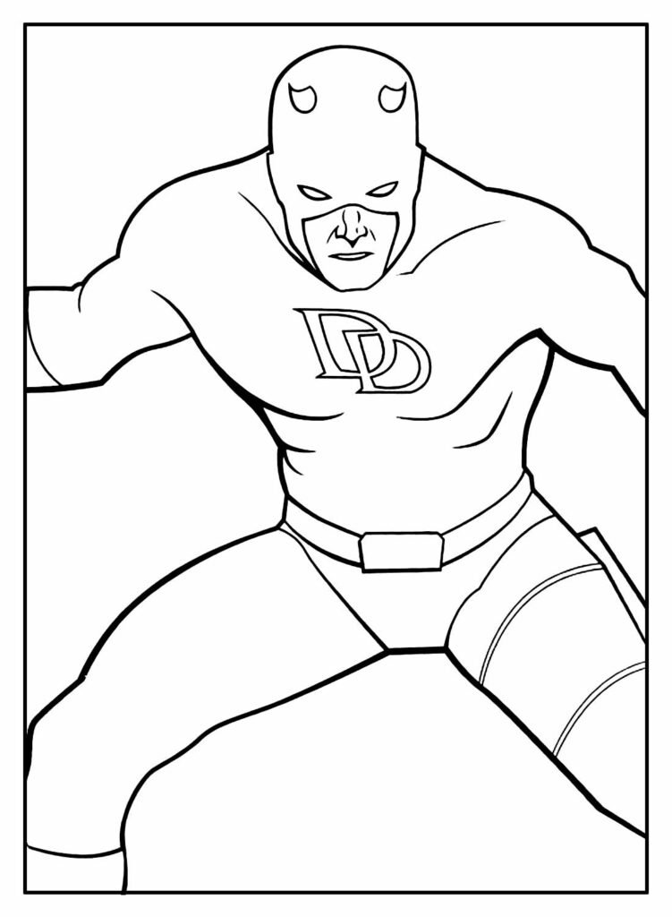 desenhos do demolidor para colorir 2